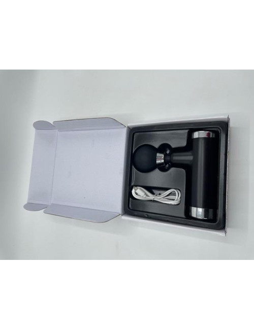 Massage Gun Mini Black - Masażer Wibracyjny - Zabawki, Wibratory i Masażery - ABS 25 cm