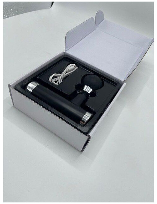 Massage Gun Mini Black - Masażer Wibracyjny - Zabawki, Wibratory i Masażery - ABS 25 cm