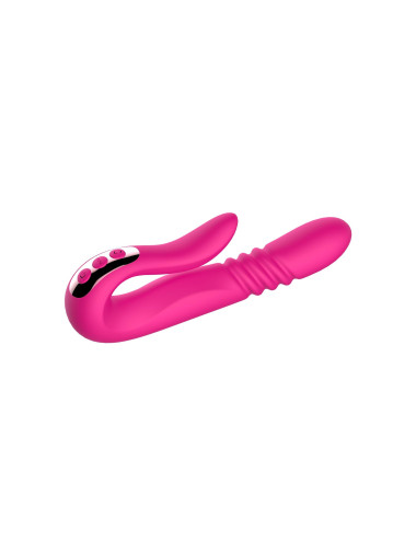 Deluxe Twirling Vibrating Thruster RED