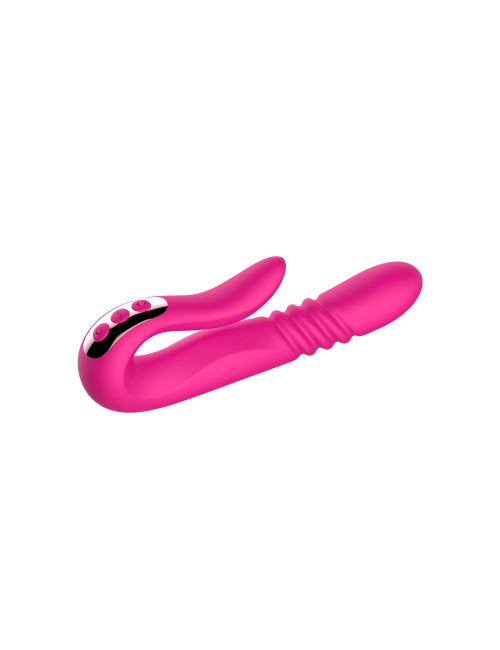 Deluxe Twirling Vibrating Thruster RED