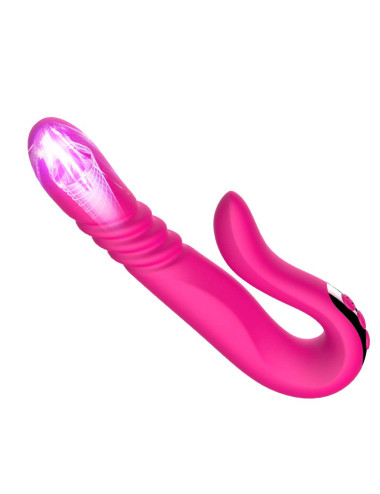 Deluxe Twirling Vibrating Thruster RED