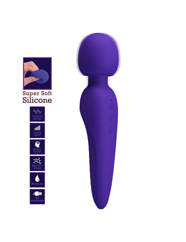 PRETTY LOVE - Meredith Dark Purple, 5 levels of speed control Memory function 7 vibration functions