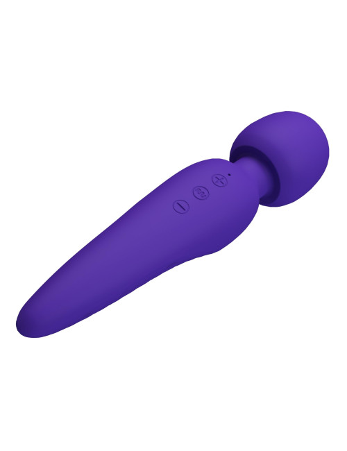 PRETTY LOVE Meredith Dark Purple - Wibrator Masażer Zabawki, 7 funkcji, pamięć ustawień, wodoodporny