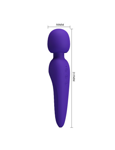 PRETTY LOVE - Meredith Dark Purple, 5 levels of speed control Memory function 7 vibration functions