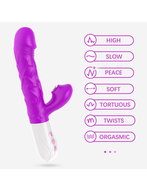 B-Series Fox SiliconeTongue USB – Wibrator z języczkiem