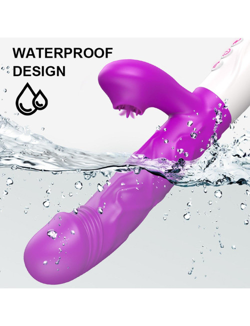 B-Series Fox SiliconeTongue USB – Wibrator z języczkiem