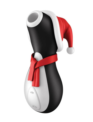 Satisfyer Pro Penguin Holiday Edition – Wibrator silikonowy, wodoodporny, 11 programów, Air Pulse
