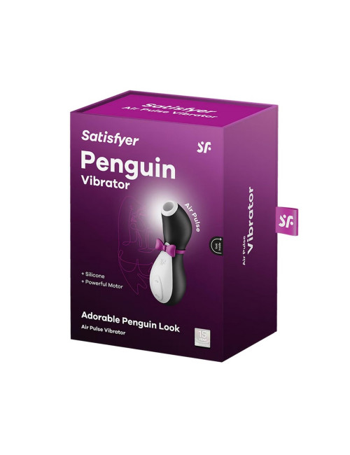 Stymulator łechtaczki Satisfyer Penguin - Fale powietrza, IPX7, silikon medyczny