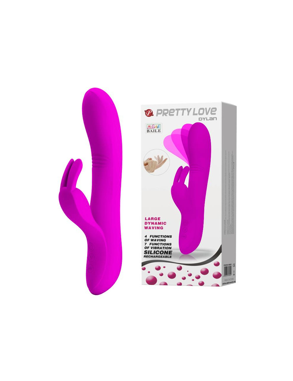 Pretty Love Dylan Wibrator Króliczek z Stymulatorem USB