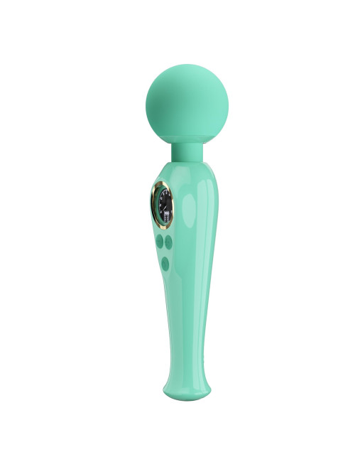 PRETTY LOVE Skyler Green Wibrator silikonowy - 10 funkcji wibracji, 9 poziomów prędkości - masażer
