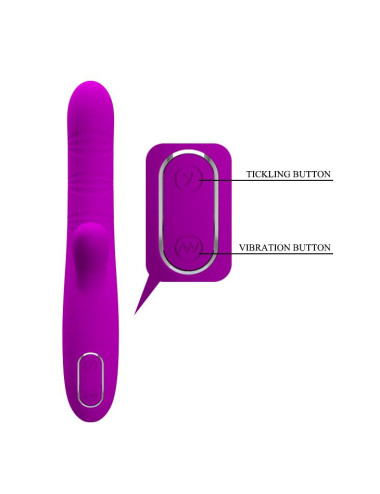PRETTY LOVE - Angelique, 12 vibration functions 4 tickling functions