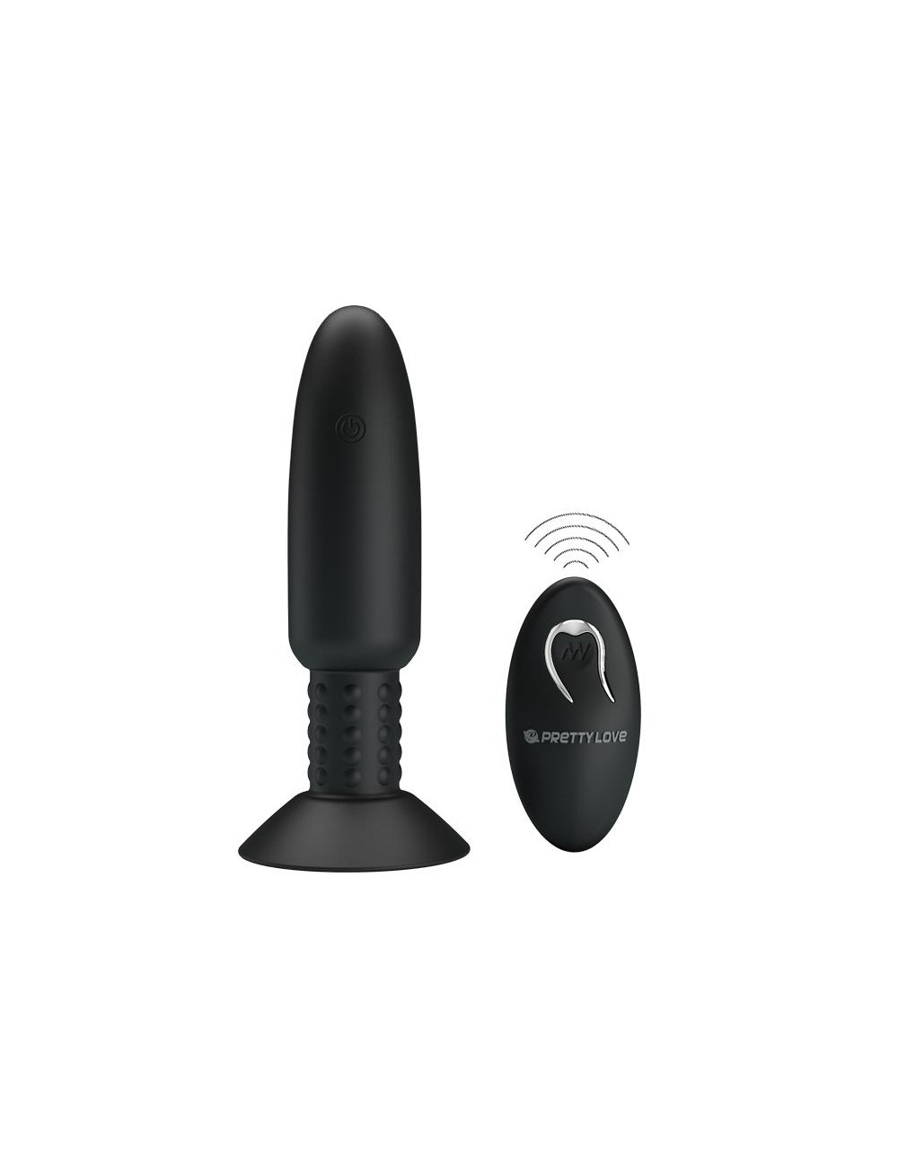 PRETTY LOVE Beaded Anal Plug z Wibracjami - Plug Anal Beaded, 4 Tryby