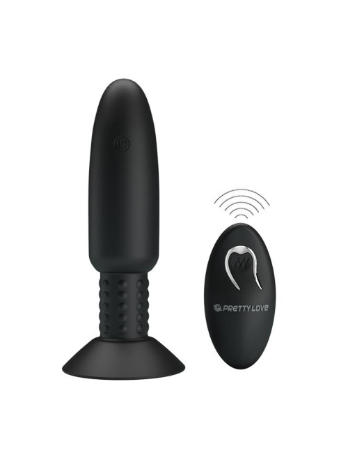 PRETTY LOVE Beaded Anal Plug z Wibracjami - Plug Anal Beaded, 4 Tryby