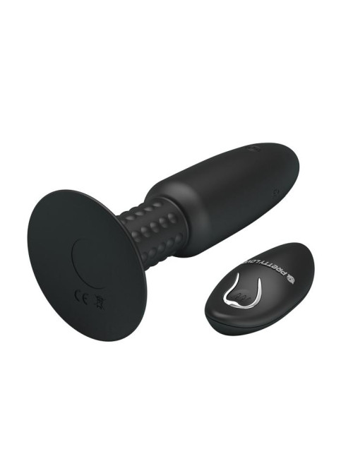 PRETTY LOVE Beaded Anal Plug z Wibracjami - Plug Anal Beaded, 4 Tryby