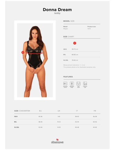 Donna Dream body otwarte   XS/S