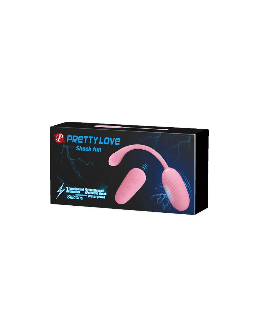 PRETTY LOVE Shock Fun Egg Pink - Bezprzewodowe Jajko Wibrujące Zabawki Dla Par