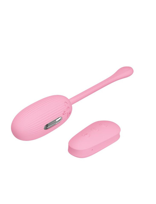 PRETTY LOVE Shock Fun Egg Pink - Bezprzewodowe Jajko Wibrujące Zabawki Dla Par