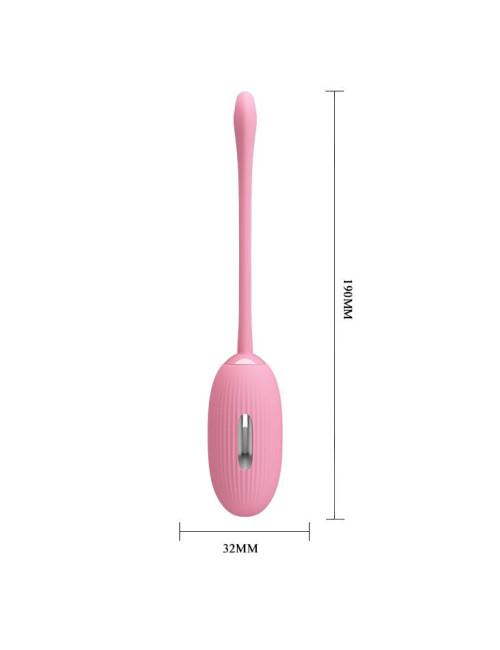 PRETTY LOVE Shock Fun Egg Pink - Bezprzewodowe Jajko Wibrujące Zabawki Dla Par