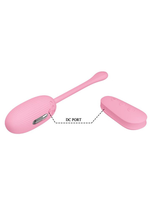 PRETTY LOVE Shock Fun Egg Pink - Bezprzewodowe Jajko Wibrujące Zabawki Dla Par