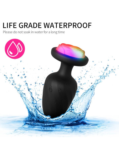 Power Escorts - Party Plug - Remote Plug Black, USB Rechargeable - 10 Functions