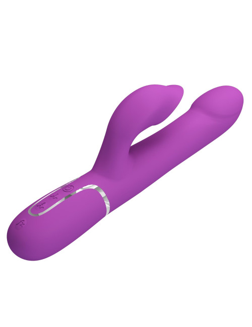 Pretty Love Falin Purple – Króliczek Wibrator, Zabawki Wibratory Króliczki, 7 funkcji wibracji, 4 ruchy koralików