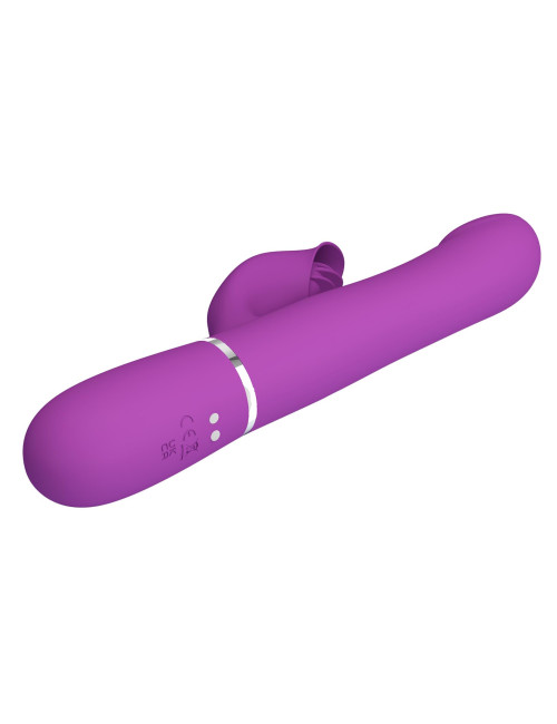 Pretty Love Falin Purple – Króliczek Wibrator, Zabawki Wibratory Króliczki, 7 funkcji wibracji, 4 ruchy koralików