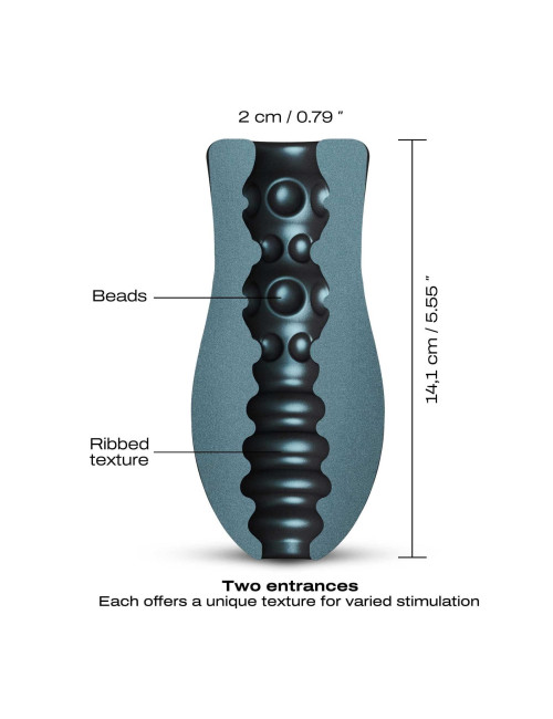 Dorcel Masturbator Sili-Cup Dual Sensation