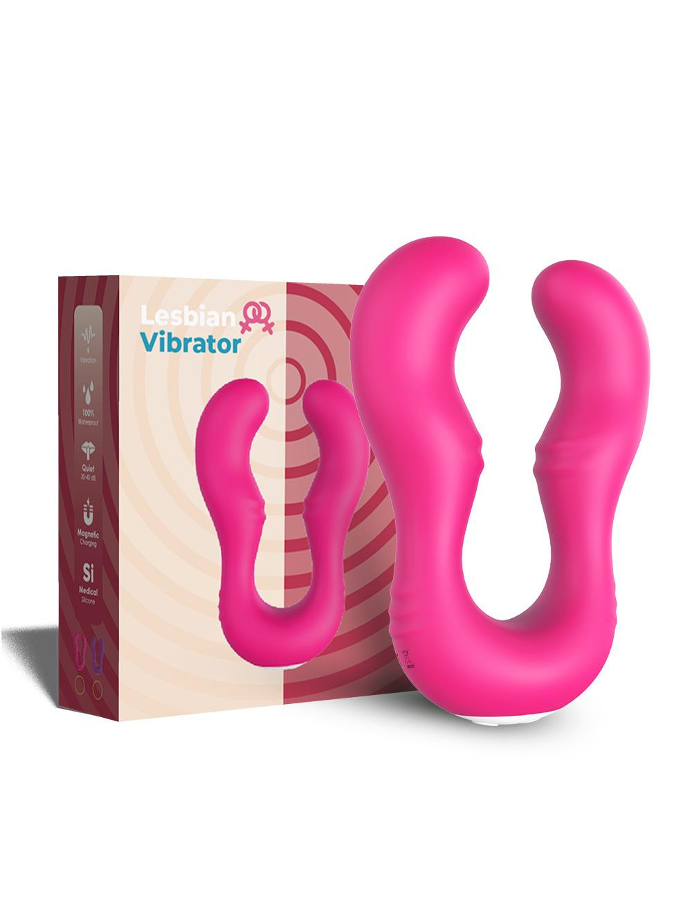 B-Series Joy Seraph Pink - Różowy Wibrator Silikonowy dla Par
