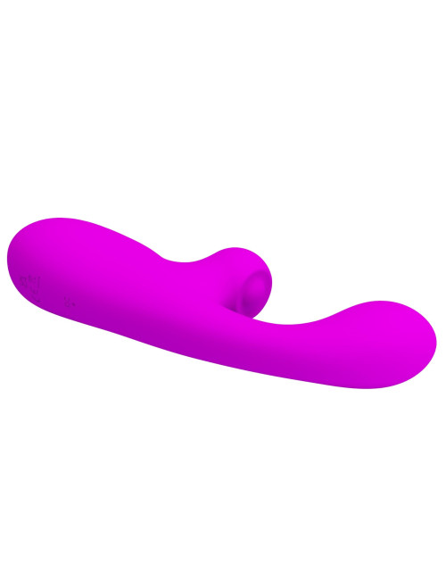 PRETTY LOVE Skylar Purple – zabawki, wibrator króliczek, 10 funkcji wibracji, 10 funkcji stymulacji, 9 prędkości, USB, silikon