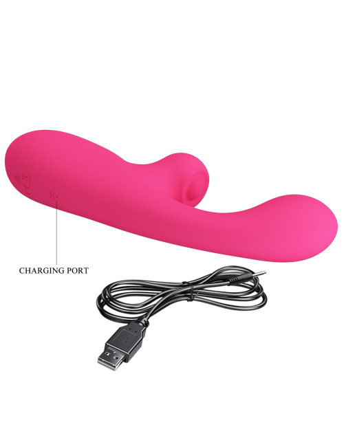 Pretty Love Skylar Pink - Różowy Wibrator Króliczek z USB