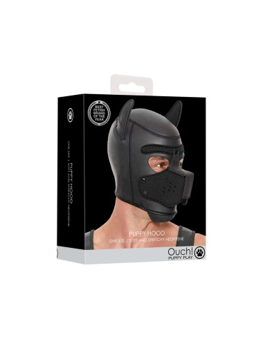 Neoprene Puppy Mask - Black