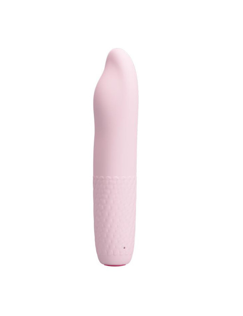 PRETTY LOVE Burke Mini wibrator silikonowy - 4x wibracje, 4x obroty, funkcja pamięci