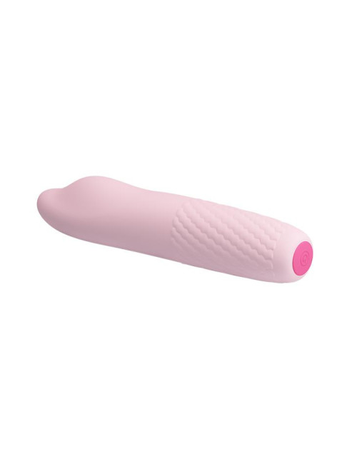 PRETTY LOVE Burke Mini wibrator silikonowy - 4x wibracje, 4x obroty, funkcja pamięci