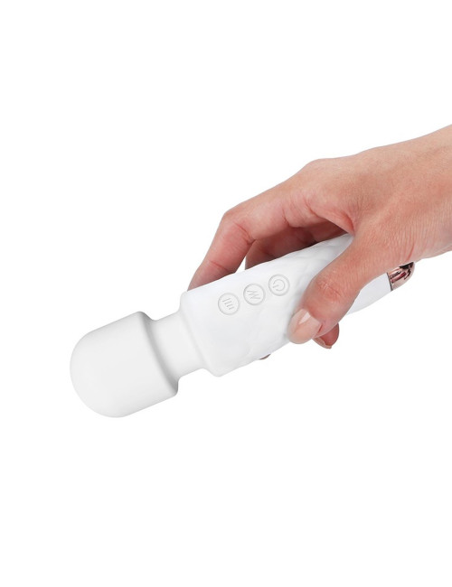 DORCEL MINI WANDERFUL WHITE - Wibrator, Masażer, Zabawka intymna, Przenośny 15 cm, USB