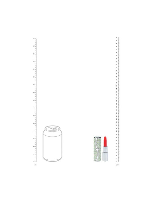 Candy Lipstick Mini Wibrator z 4 końcówkami – zielony | Zabawki / Wibratory / Mini