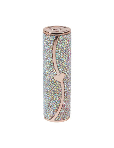 Sparkle - Lipstick Vibrator with 4 Attachments - Iridescent