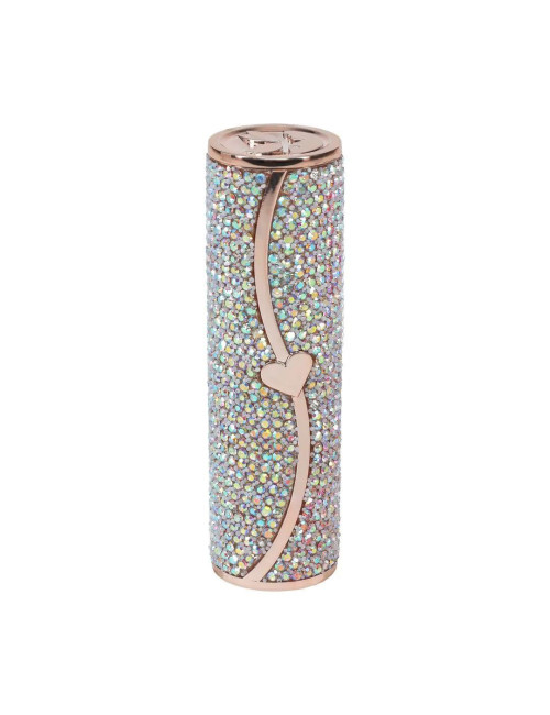 Iridescent mini wibrator szminka z 4 końcówkami Loveline Sparkle