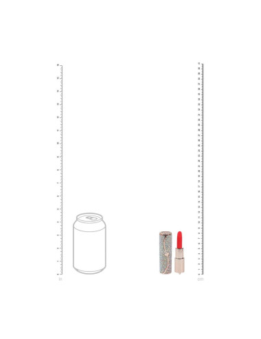 Sparkle - Lipstick Vibrator with 4 Attachments - Iridescent