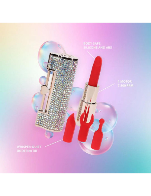 Loveline Diamond Lipstick Mini Wibrator Iridescent