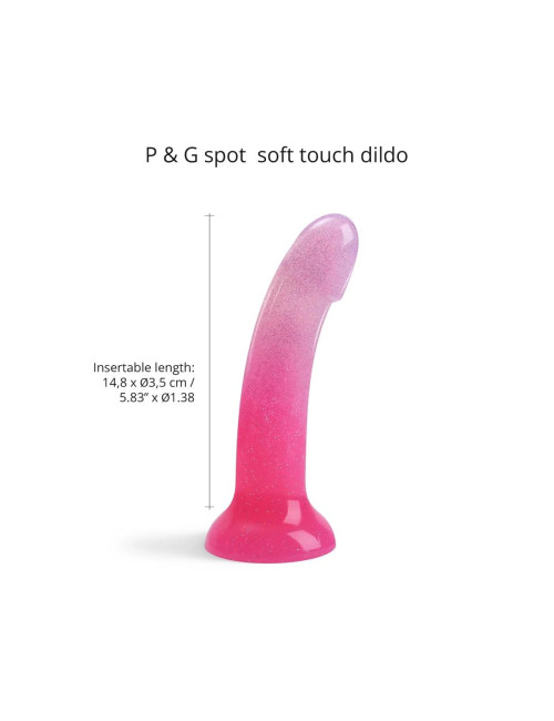 DILDOLLS Sunrise – żelowy dildo silikonowy z przyssawką