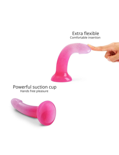 DILDOLLS Sunrise – żelowy dildo silikonowy z przyssawką