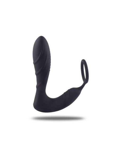 Toyz4lovers Wibrujący stymulator prostaty z pierścieniem i pilotem