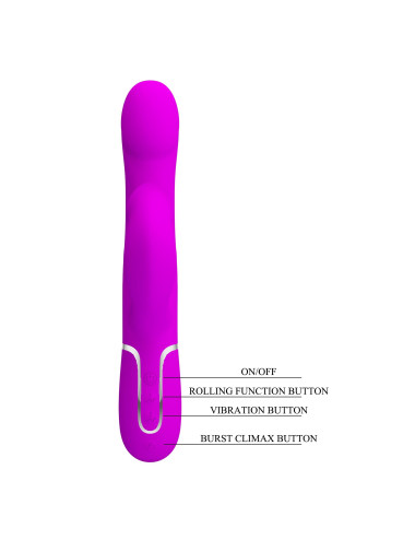 PRETTY LOVE - Twinkled Tenderness Purple, 7 vibration functions 4 rolling functions Memory function