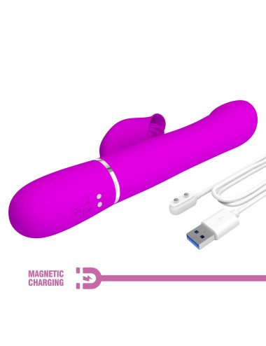 PRETTY LOVE - Twinkled Tenderness Purple, 7 vibration functions 4 rolling functions Memory function