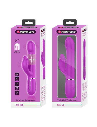 PRETTY LOVE - Twinkled Tenderness Purple, 7 vibration functions 4 rolling functions Memory function