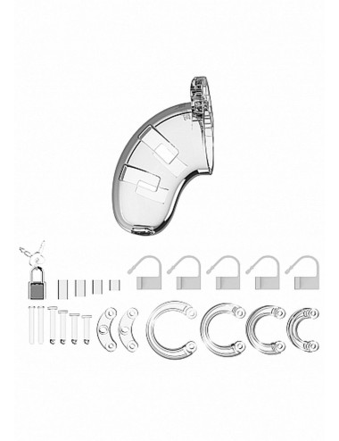 Model 01 - Chastity - 3.5 - Cock Cage - Transparent