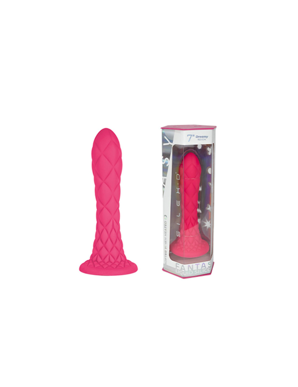 Fantasy Line Dreamy 7 Pink - Dildo Realistyczny, Zabawki IPX7, Termoreaktywny