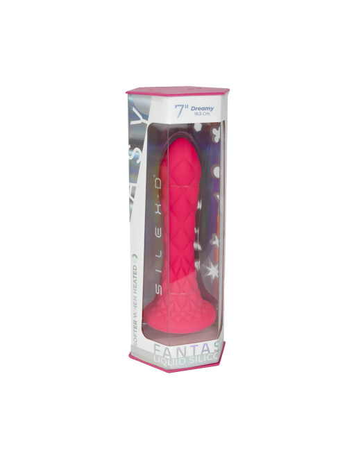Fantasy Line Dreamy 7 Pink - Dildo Realistyczny, Zabawki IPX7, Termoreaktywny