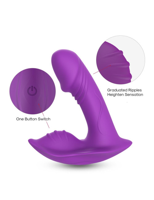 B-Series Joy Whistle Purple Wibrator Punktu G