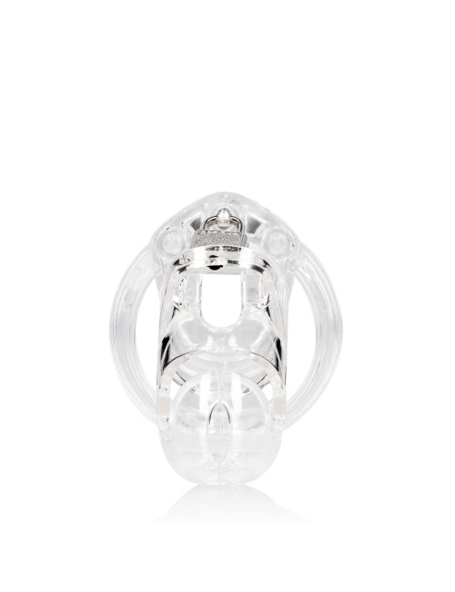 Model 25 Chastity Cage - Pas Cnoty, 3.5'' / 9 cm - Transparent - Zabawki BDSM